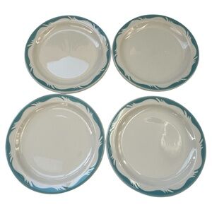 4 Tea Plates Duraline Super Vitrified Grindley Hotelware England Dated 12 -62